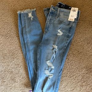 Nwt Hollister 0 long high rise super skinny